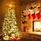 Star Christmas Tree Topper, 8" Glittered Hollow-Out Tree top Star